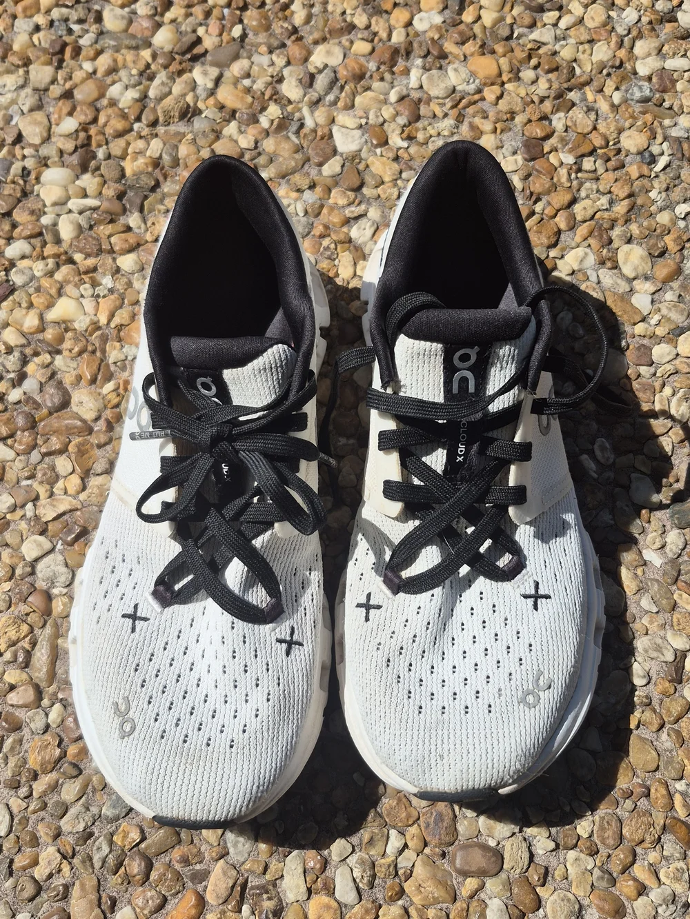 On Cloud X Women’s Running Training Shoes White Black Size 6.5